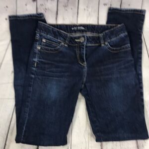 Mini Boden Girls Jeans size 13y EUC   Snap front & adjustable waist